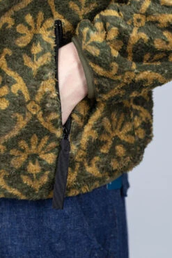 YOSEMITE Arabesque Fleece ZIP Blouson - Khaki -Menswear Rise Sales Store Kapital YOSEMITE Arabesque Fleece ZIP Blouson Khaki K2210LC083 KHA 12 m