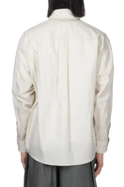 Lemaire Double Pocket LS Shirt - Pale Mastic -Menswear Rise Sales Store LEMAIRE Double Pocket LS Shirt Pale Mastic SH1089 LF1209 BG199 04