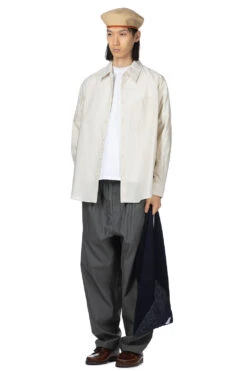 Lemaire Double Pocket LS Shirt - Pale Mastic -Menswear Rise Sales Store LEMAIRE Double Pocket LS Shirt Pale Mastic SH1089 LF1209 BG199 08