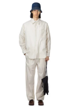 Lemaire Double Pocket LS Shirt - Pale Mastic -Menswear Rise Sales Store LEMAIRE Double Pocket LS Shirt Pale Mastic SH1089 LF1209 BG199 09