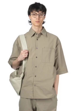 Lemaire Double Pocket SS Shirt - Dusty Khaki