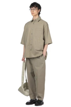 Lemaire Double Pocket SS Shirt - Dusty Khaki -Menswear Rise Sales Store LEMAIRE Double Pocket SS Shirt Dusty Khaki SH1079 LF1234 GR641 2008