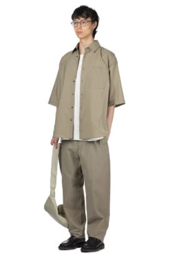 Lemaire Double Pocket SS Shirt - Dusty Khaki -Menswear Rise Sales Store LEMAIRE Double Pocket SS Shirt Dusty Khaki SH1079 LF1234 GR641 2009