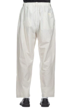 Lemaire Relaxed Pants - Pale Mastic -Menswear Rise Sales Store LEMAIRE Relaxed Pants Pale Mastic PA1047 LF1209 BG199 04 m