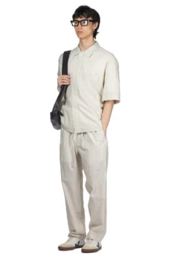 Lemaire SS Pyjama Shirt - Pale Mastic -Menswear Rise Sales Store LEMAIRE SS Pyjama Shirt Pale Mastic SH1093 LF1209 BG199 2009