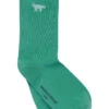 Tonal Profile Fox Embroidery Socks - 2 Colour Choices