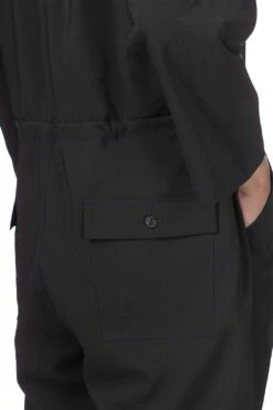Jumpsuit - Black 16 Jumpsuit - Black -Menswear Rise Sales Store Manual Alphabet Jumpsuit Black MA J 371 07 m