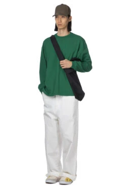 USA Cotton Round-Back Dry Tee - Green -Menswear Rise Sales Store Manual Alphabet USA Cotton Round Back Dry Tee Green MA C 211 GR 07