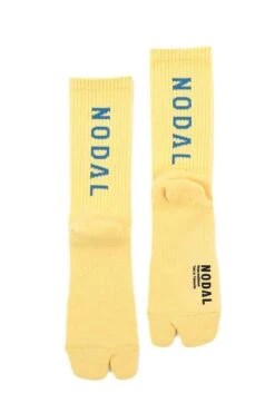NODAL Logo Socks - Lemon