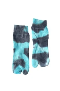 Tie Die Socks -Blue X Navy