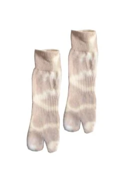 Tie Dye Socks - Camel X Cream