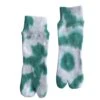 Tie Dye Socks - Light Gray X Green
