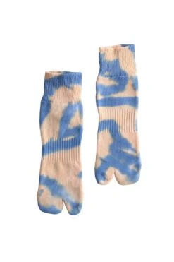 Tie Dye Socks - Orange X Blue