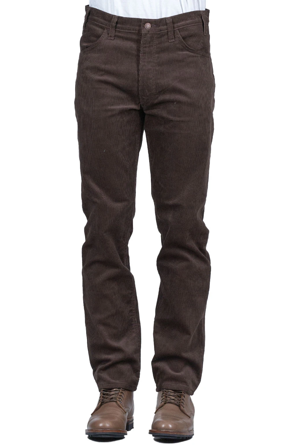 107 Corduroy Ivy Fit - Coffee Brown 2 107 Corduroy Ivy Fit - Coffee Brown - Image 2