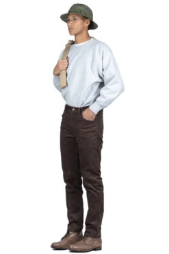 107 Corduroy Ivy Fit - Coffee Brown 15 107 Corduroy Ivy Fit - Coffee Brown -Menswear Rise Sales Store OrSlow 107 Corduroy Ivy Fit Coffee Brown 01 0107W C52 08 m