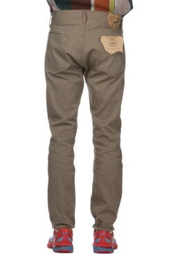 107 Cotton Pique Ivy Fit Pants - Dusty Olive -Menswear Rise Sales Store OrSlow 107 Cotton Pique Ivy Fit Pants Dusty Olive 01 0107W 48 noe 04 m