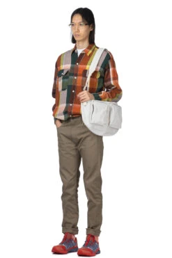 107 Cotton Pique Ivy Fit Pants - Dusty Olive -Menswear Rise Sales Store OrSlow 107 Cotton Pique Ivy Fit Pants Dusty Olive 01 0107W 48 noe 07 m