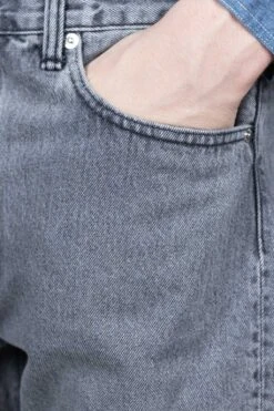 107 Ivy Fit Black Denim Bleach -Menswear Rise Sales Store OrSlow 107 Ivy Fit Black Denim Bleach 01 0107W D61B 48