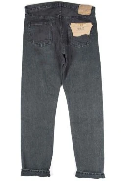 107 Ivy Fit Denim Black Denim Stone Wash -Menswear Rise Sales Store OrSlow 107 Ivy Fit Denim Black Denim Stone Wash 01 0107W D61S 67