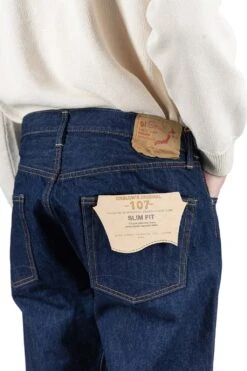 107 Ivy Fit Denim One Wash 14 107 Ivy Fit Denim One Wash -Menswear Rise Sales Store OrSlow 107 Ivy Fit Denim One Wash 01 0107 81 07 m