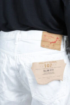 107 Ivy Fit - White -Menswear Rise Sales Store OrSlow 107 Ivy Fit White 01 0107W 69 38 m