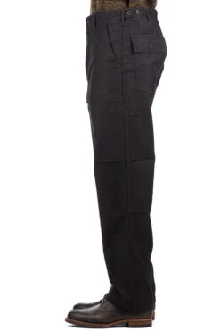 US Army Fatigue Pants - Black -Menswear Rise Sales Store OrSlow US Army Fatigue Pants Black 01 5002 61 ta 24 m