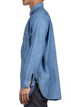 Vintage Fit Chambray Work Shirt -Menswear Rise Sales Store OrSlow Vintage Fit Chambray Work Shirt 03 V8070 84 ta 24