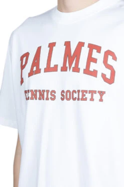 Ivan Tee - White -Menswear Rise Sales Store Palmes Ivan Tee White PTMALIND367BAR WH 05 m