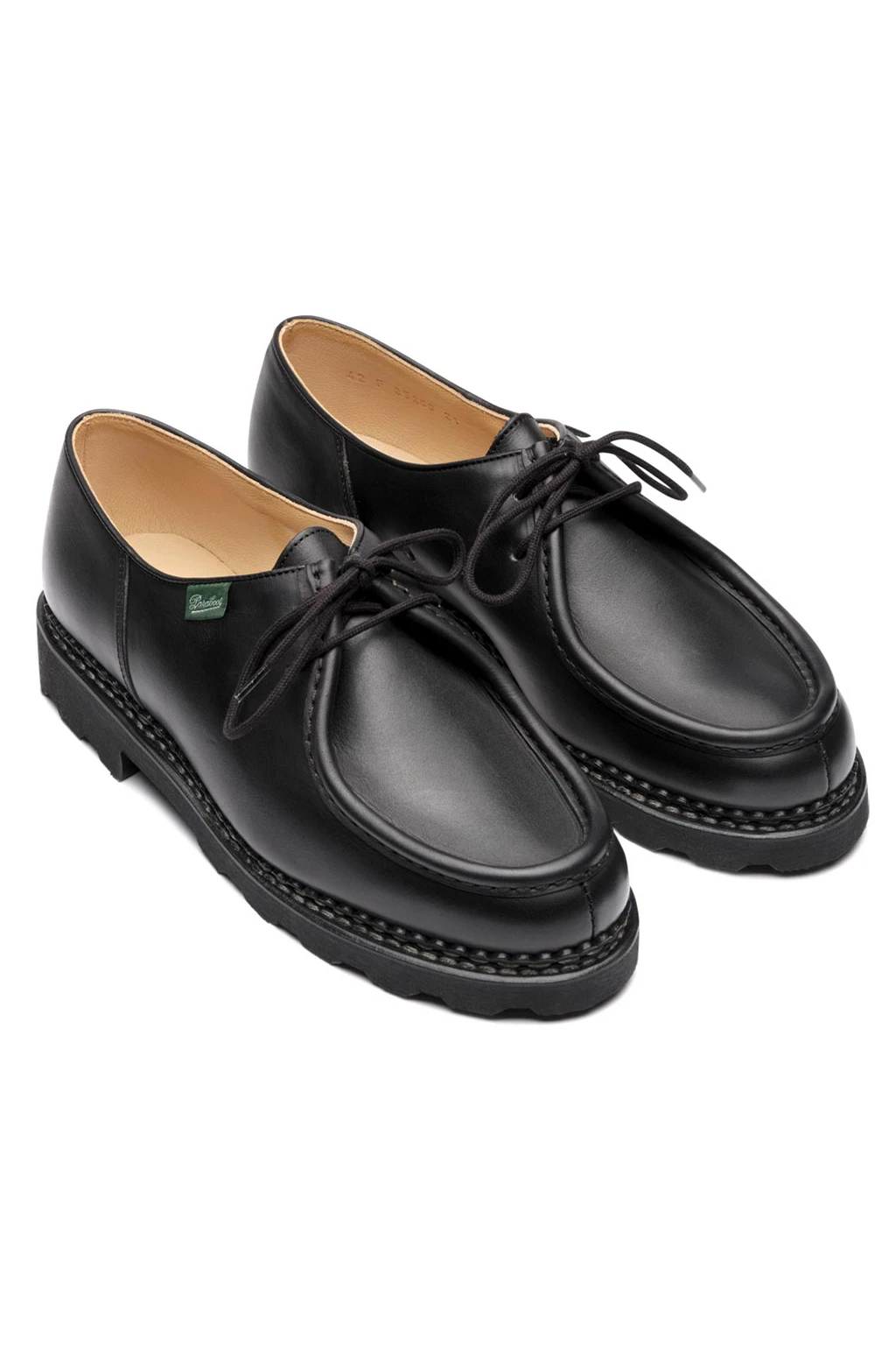 Paraboot Men's Michael - Lisse Noir 2 Paraboot Men's Michael - Lisse Noir - Image 2