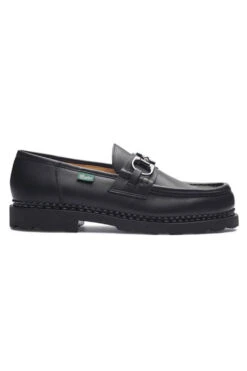 Paraboot Men's Remis - Lisse Noir Mors