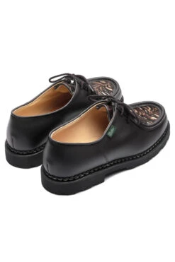 Paraboot Michael - Lisse Noir/ Tigre -Menswear Rise Sales Store Paraboot Michael Lisse Noir Tigre 150248 04