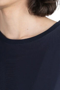 Round Hem Tall Tee - Navy -Menswear Rise Sales Store SOE Ready to Wear Round Hem Tall Tee Navy 1874 11 018 NV 05