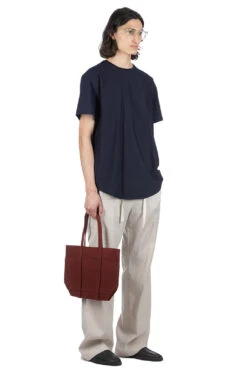 Round Hem Tall Tee - Navy -Menswear Rise Sales Store SOE Ready to Wear Round Hem Tall Tee Navy 1874 11 018 NV 08