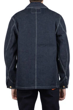 11oz Blue Denim Work Coat -Menswear Rise Sales Store Sugar Cane 11oz Blue Denim Work Coat SC14371 421 noe 04