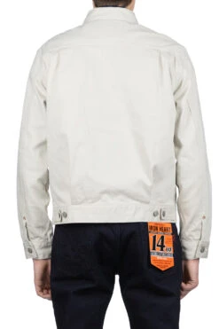 11oz Cotton Pique 1953 Jacket - Off White -Menswear Rise Sales Store Sugar Cane 11oz Cotton Pique 1953 Jacket Off White SC15290 105 04