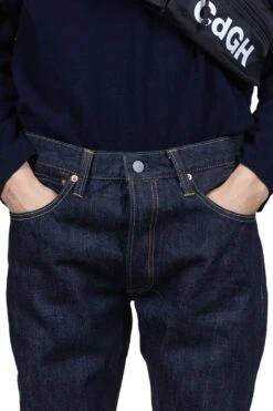 14.25oz Denim 2021 Model (Slim Tapered) -Menswear Rise Sales Store Sugar Cane 1425oz Denim 2021 Model Slim Tapered SC42021A L32 noe 05 m