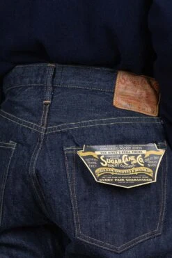 14.25oz Denim 2021 Model (Slim Tapered) -Menswear Rise Sales Store Sugar Cane 1425oz Denim 2021 Model Slim Tapered SC42021A L32 noe 06 m