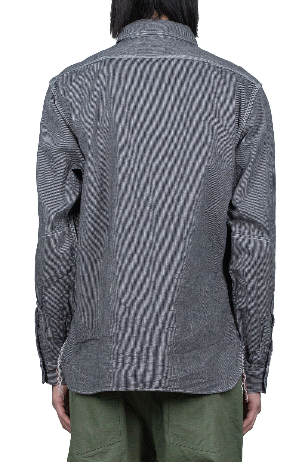 Jean Cord Work Shirt - Black 4 Jean Cord Work Shirt - Black - Image 4