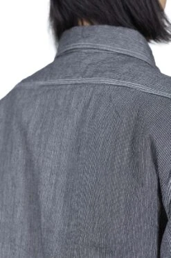 Jean Cord Work Shirt - Black 13 Jean Cord Work Shirt - Black -Menswear Rise Sales Store Sugar Cane Jean Cord Work Shirt Black SC25511 119 noe 06 m