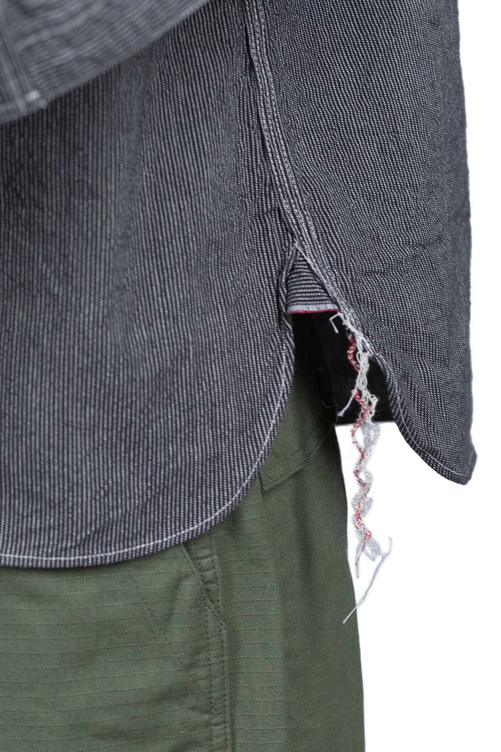 Jean Cord Work Shirt - Black 7 Jean Cord Work Shirt - Black - Image 7