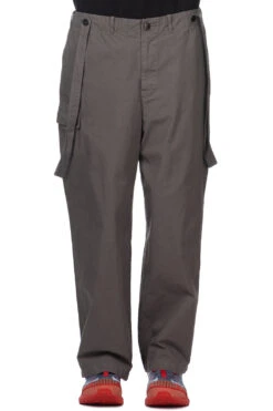 Zimbabwe Suspender Cargo Pants - Grey -Menswear Rise Sales Store Tigre Brocante Zimbabwe Suspender Cargo Pants Grey PT97F80212 02