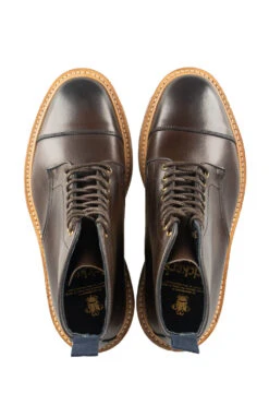 X Blue Button Shop - Axton In Espresso Burnished -Menswear Rise Sales Store Trickers X Blue Button Shop Axton in Espresso Burnished 8269 MTO noe 05