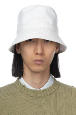 Bucket Hat - Off White -Menswear Rise Sales Store UNUSED Bucket Hat Off White UH0601 001 03a m