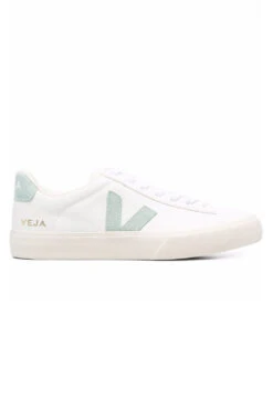 Veja Campo Chromefree Leather - Extra White X Matcha
