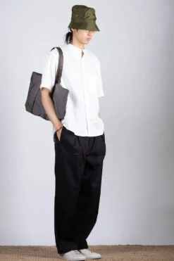 Split Yarn Tote - Medium - Grey -Menswear Rise Sales Store amiacalva Split Yarn Tote Medium Grey F032 GR M 33 m