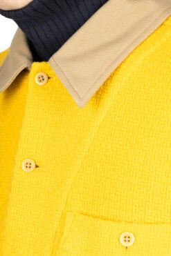 Overshirt Jacket - Yellow -Menswear Rise Sales Store tss Overshirt Jacket Yellow BT49IJ01 05