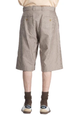 Straight Shorts - Brown -Menswear Rise Sales Store tss Straight Shorts Brown TT50DP04 04 m